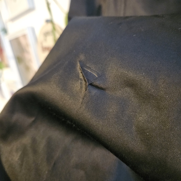 Lida Baday Black Satin Midi Skirt - Picture 3 of 7